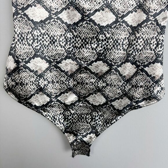 FREE PEOPLE | INTIMATELY Snake Print Thong Style Bodysuit Women’s Size Medium - Picture 6 of 12